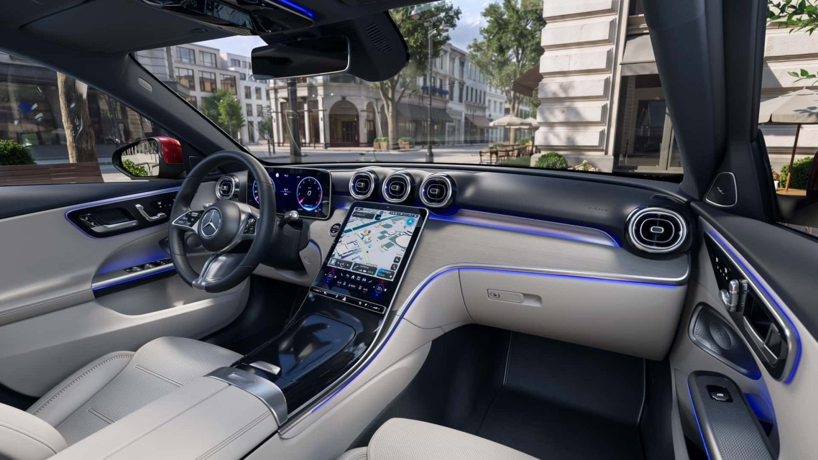 Khoang lái của Mercedes-Benz C-Class 2027. Ảnh: Mercedes 