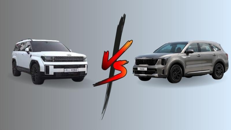 Sorento đang có vẻ trội hơn so với Santafe. Ảnh: Hyundai PVĐ