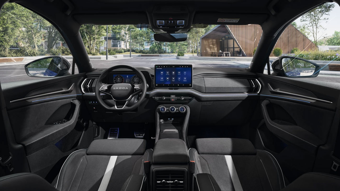 Nội thất Skoda Kodiaq Sportline. Ảnh: Sưu tầm