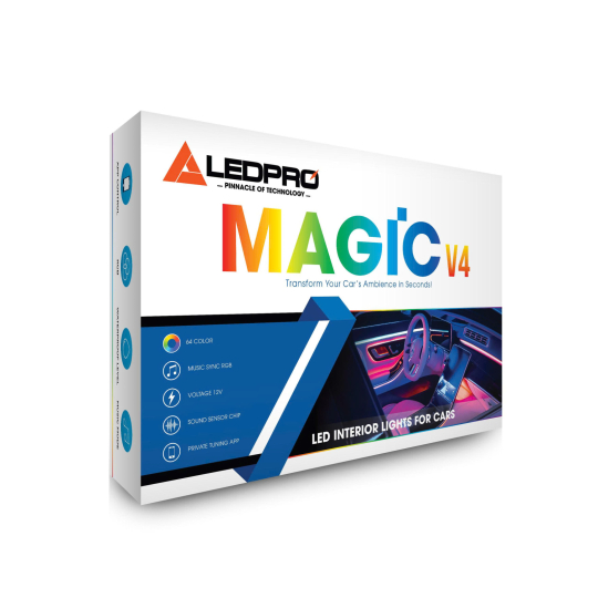 LEDPRO MAGIC V4- THỔI BỪNG SẮC MÀU CHO KHÔNG GIAN CỦA XE BẠN