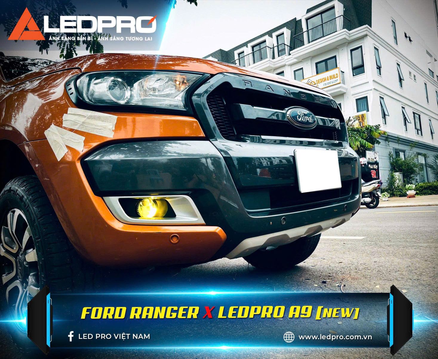 Đèn bi gầm LEDPRO, giải pháp nâng cấp ánh sáng cho ô tô