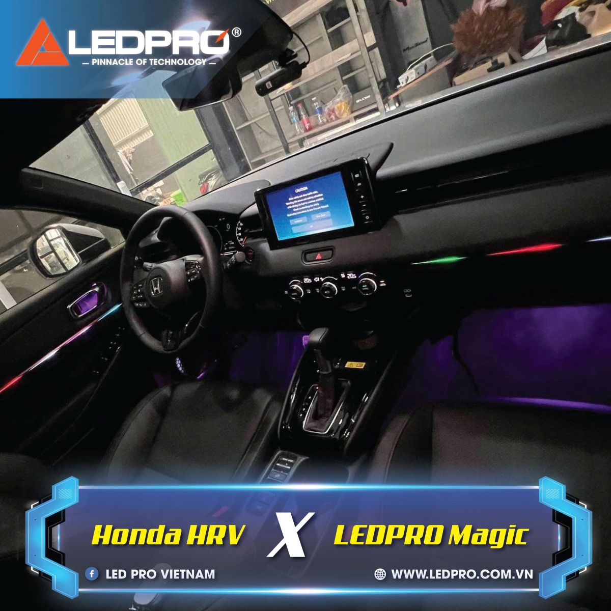 HR-V như một cung điện lộng lẫy với LEDPRO MAGIC