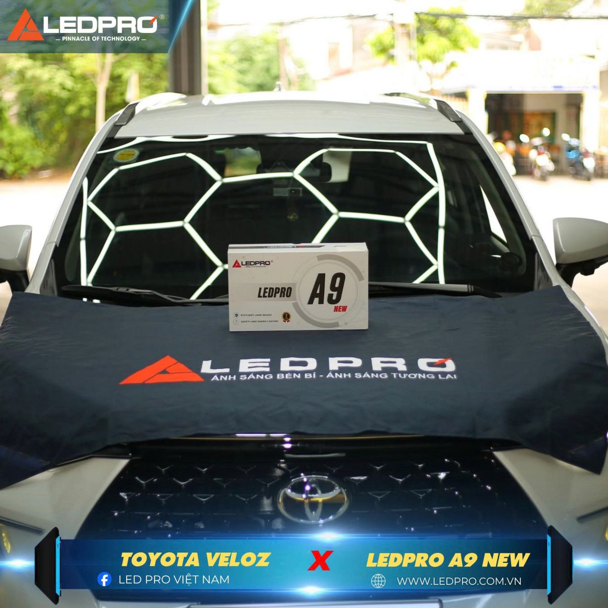 Ledpro A9 New chính là giải pháp dành cho Toyota Veloz