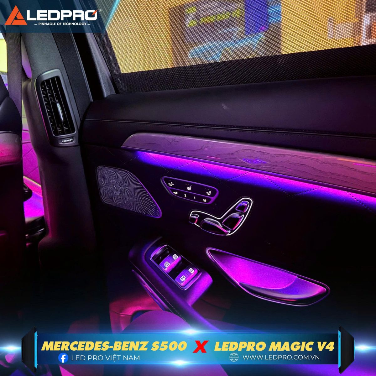 Không gian nội thất nổi bật với Ledpro Magic V4