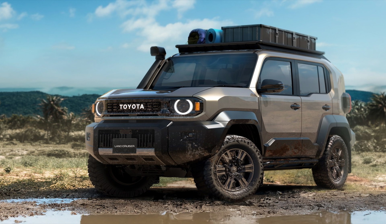 Land Cruiser FJ được Toyota được trang bị cản trước và cản sau có thể tháo rời  Ảnh: Toyota