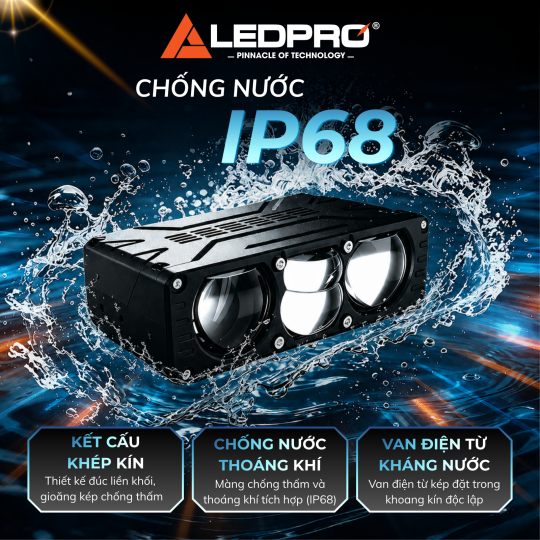 ĐÈN TRỢ SÁNG 3 MÀU LEDPRO GEN X