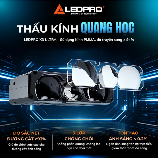 ĐÈN TRỢ SÁNG LEDPRO X3 ULTRA